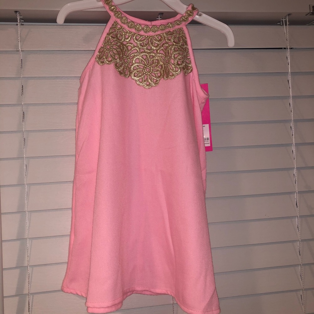 Girls Lilly Pulitzer Mini Pearl Shift Dress